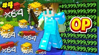 FISHING TO BECOME THE RICHEST PLAYER ON ENTIRE SERVER  Minecraft Prison  MineLucky 4 [upl. by Dorisa729]