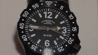 Muhle Glashutte MarinusBlack Watch Review [upl. by Esinahs]