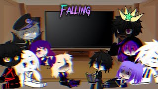 The Ender Watcher’s and The Orchid Fleet React to Falling By Rainimator [upl. by Eerazed]