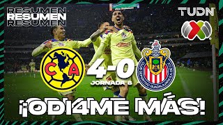 América 40 Chivas  HIGHLIGHTS  América 40 Chivas  AP2023J8  Liga Mx  TUDN [upl. by Louanna]