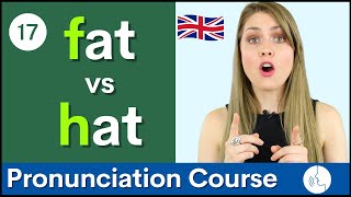 Practice Your English Pronunciation f vs h Sounds in this best English pronunciation course [upl. by Litt62]