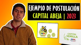 Cómo postular capital semilla o capital abeja 2023 [upl. by Ydasahc756]