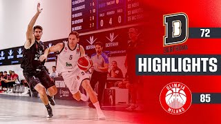 Derthona Tortona vs Olimpia Milano  Highlights [upl. by Hesther341]