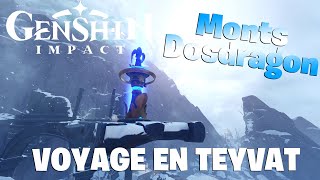 Voyage en Teyvat Les Monts Dosdragon  Cinématique avec Albedo sur Genshin Impact [upl. by Kcyred496]