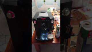 Jura Impressa F50 Classic making cappuccino [upl. by Nerfe]