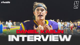 Nebraska Football Recruiting Huskers QB commit Daniel Kaelin talks 2714 win over Creighton Prep [upl. by Husha]