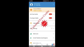 How to get unlimited Credit in Dingtone New 2022 [upl. by Harutek]