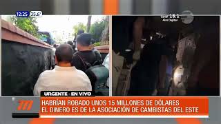 URGENTE  Millonario robo a la ASO de Cambistas del Este [upl. by Arondell]