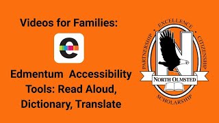 Edmentum Accessibility Tools Read Aloud Dictionary Translate [upl. by Ovatsug767]