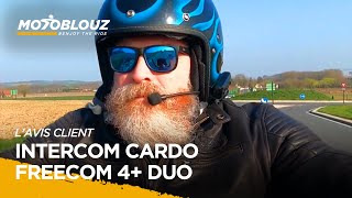 Test de lintercom CARDO FREECOM 4 DUO par David Client Motoblouz [upl. by Elspeth]