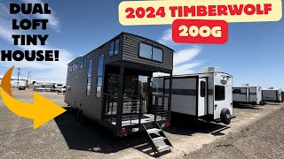 Huge Dual Loft Tiny House 2024 Forest River Timberwolf 20OG [upl. by Eimmij509]