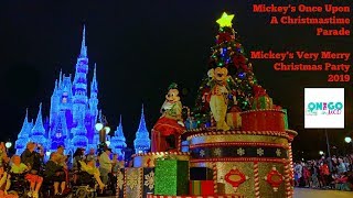 Mickeys Once Upon A Christmastime Parade  Mickeys Very Merry Christmas Party 2019 [upl. by Beaner]