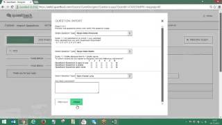 Questback Essentials  how to import questions [upl. by De Witt]