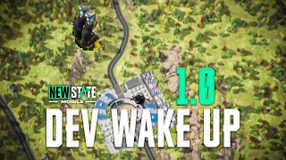 WAKE UP DEV  10 RELEASE  TOURNAMENT  NEW STATE MOBILE  REASONS [upl. by Atinnek]