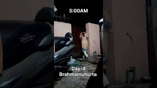 Day 49 waking up 5AM Brahma Muhurta 40 minivlog ytshorts shortsvideo hindu morning subscribe [upl. by Donnell853]