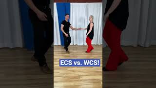 East Coast Swing vs West Coast Swing Know the difference swingdancing [upl. by Buzzell]