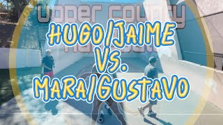 Quick 2v2’s 👋🔵 Raintree Park Vista Ca Hugo and Jaime vs Mara and Gustavo [upl. by Eiramyma]