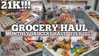 21K  Grocery Haul  Monthly Grocery Haul July 2023  Lorelin Sia [upl. by Gillmore]