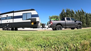 Carli Suspension leveling kit First Impressions while towing [upl. by Aubin]