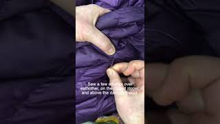 How to fix a zipper that separates for pocket and bag zips [upl. by Casandra]