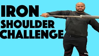 Olympian vs The IRON Shoulder Challenge [upl. by Consuelo993]