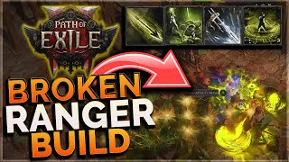 THIS IS BROKEN  INSANE RANGER BUILD  Path Of Exile 2 Poison Ranger Build [upl. by Anuahsar368]