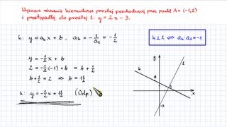 Pigułka Równanie prostej prostopadłej [upl. by Andrea]