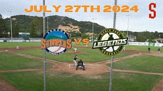 72724 Menlo Park Legends vs Sonoma Stompers [upl. by Maon404]