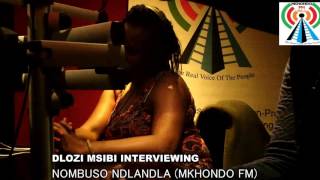 NOMBUSO NDLANDLAs 1st INTERVIEW MKHONDO FM DLOZI MSIBI [upl. by Par]