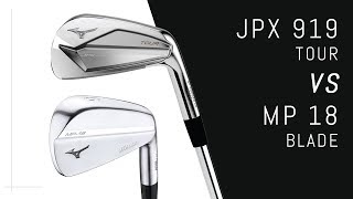 Mizuno JPX 919 VS MP18 Blade [upl. by Dixie49]