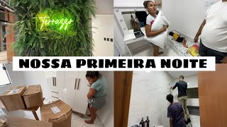 PRIMEIRA NOITE NA CASA NOVA  TIVEMOS UM SUSTO NA MADRUGADA  DESISTIMOS DE SEPARAR  ORGANIZAÇÃO [upl. by Anikal]