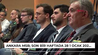 ANKARA MSB Son bir haftada 28 1 Ocak 2024ten bugüne kadar 1355 terörist etkisiz hale getirildi [upl. by Alurd]