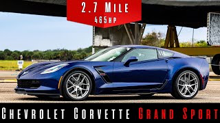 2017 Chevrolet Corvette Grand Sport  Top Speed Test [upl. by Morgen]