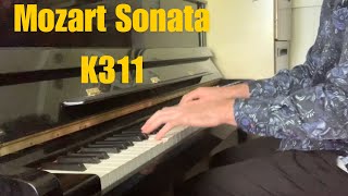 Mozart sonata K311 3rd movement [upl. by Eyram157]