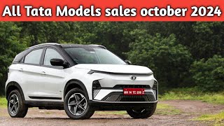 Tata Motors all models sales october 2024  Tata all cars sales october 2024  AV Auto Vlogs [upl. by Pancho]