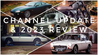 Channel Update and 2023 Review  MGB GT Jaguar XK8 Discovery 3 Lotus Esprit and Bullit Bluroc [upl. by Eednas]