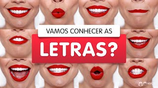 Vamos conhecer as LETRAS Aprenda a falar o alfabeto COMPLETO [upl. by Ecirtak]