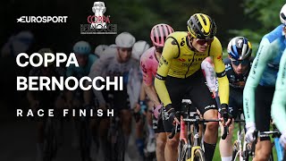 POWERFUL FINISH 👏  Mens Coppa Bernocchi Race Final Kilometres  Eurosport Cycling [upl. by Reginauld995]