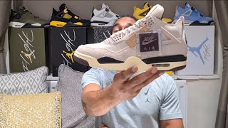 The Brand New A Ma Maniere x Jordan 4 Fossil Stone From the While You Were Sleeping pack Wow [upl. by Kissel]