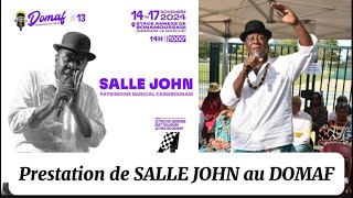 La légende SALLE JOHN en prestation sur la scène du Douala music art festival  ambassibey [upl. by Irbmac887]