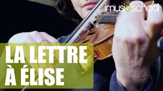 🎻 CURSUS DE VIOLON quotLA LETTRE À ÉLISEquot BEETHOVEN  Cours avec CÉLIA PICCIOCCHI sur imusicschool [upl. by Nauh194]