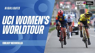 Omloop Nieuwsblad Highlights  2024 UCI Womens WorldTour [upl. by Danziger]