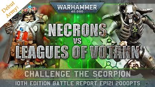 10th Edition Leagues of Votann vs Necrons Warhammer 40K Battle Report 1500pts CTS123 [upl. by Bilbe]