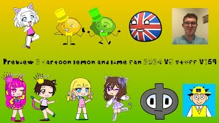 Preview 2 cartoon lemon and lime fan 2024 VD stuff V159 [upl. by Ornstead985]