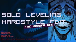 SOLO LEVELING Hardstyle Edit 🔥 THE HARDER ONE [upl. by Evangelina]