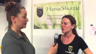 Faszination Pferd Nuernberg  Horse Shuttle  heisse Infos v Brigitte Bayer [upl. by Ursa26]