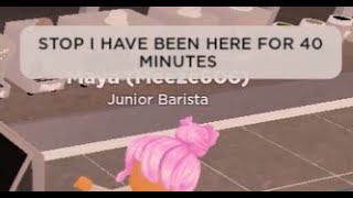 TRYING TO RUIN CHRISTMAS AT FRAPPE  ROBLOX Trolling [upl. by Milty541]