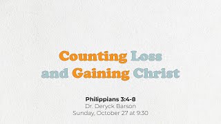 Counting Loss and Gaining Christ [upl. by Aenel]