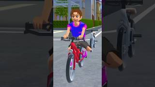 The ghost is invisible on bicycle shortvideo shortsfeed viralvideo sakuraofficial sakurafunny [upl. by Eiliab167]