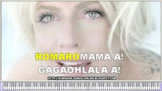 Lady Gaga  Bad Romance  Karaoke Instrumental Version with virtual piano amp lyrics  YOUTUBE video [upl. by Boggs263]